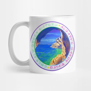 algarve sandy rocks Mug